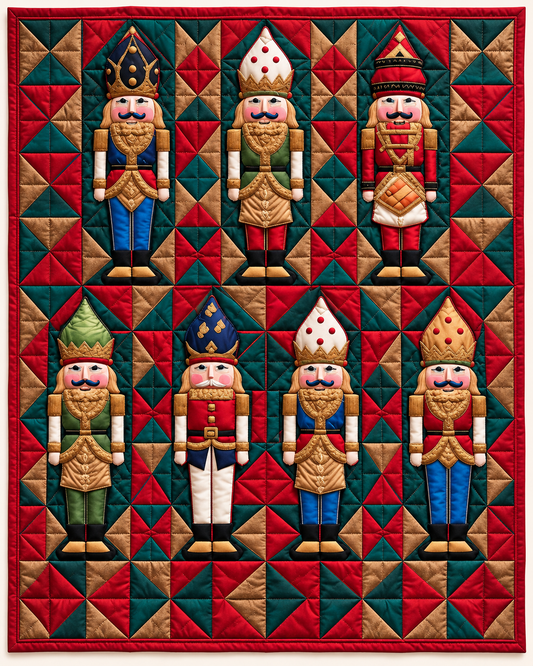 Royal Nutcracker Lineup TD101026430 Quilt Blanket