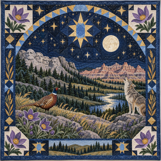 South Dakota Night Garden TD181026805 Quilt Blanket