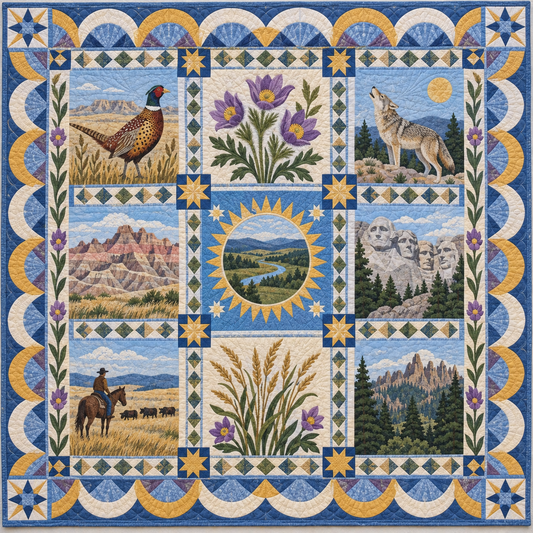 South Dakota Heritage Album TD181026806 Quilt Blanket