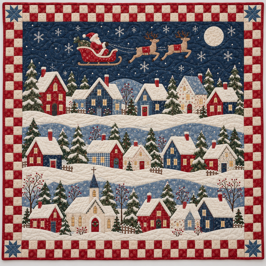 Santa s Village TD101026041 Quilt Blanket
