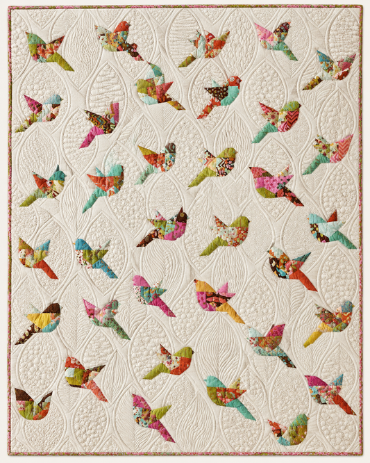 Scrap Birds TD101026452 Quilt Blanket