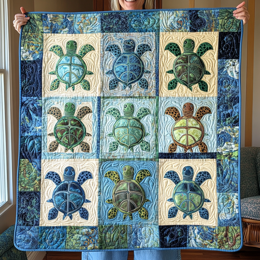 Sea Turtle TAI041124084 Quilt Blanket