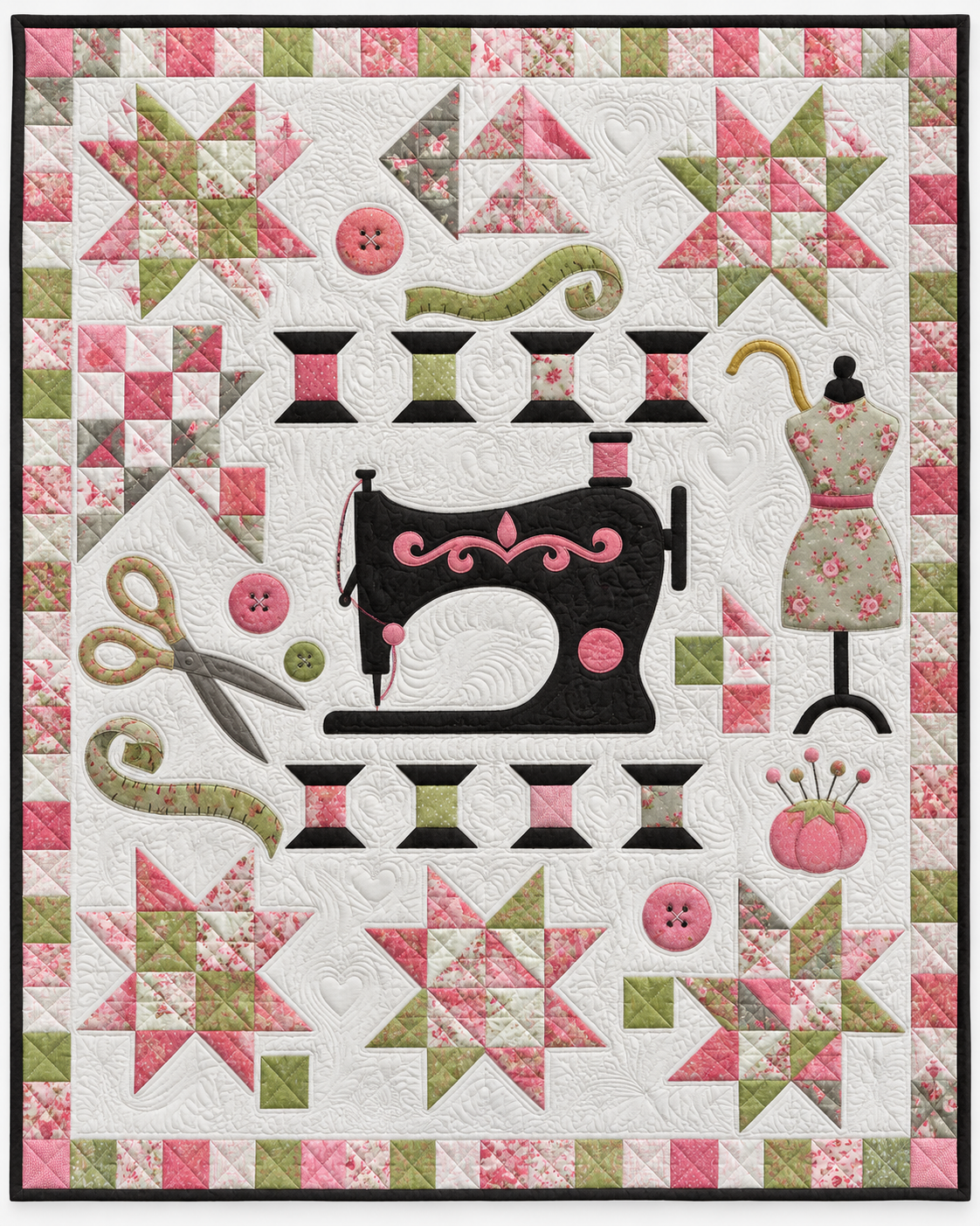 Sewing Room Keepsake TD101026466 Quilt Blanket