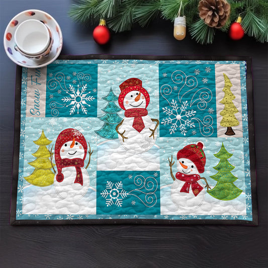 Snowman CLA21112374 Quilted Placemats