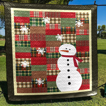 Snowman Christmas CLM0910174 Art Quilt