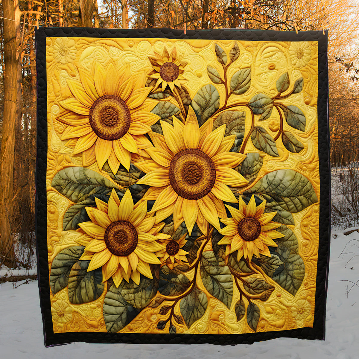 Sunflower HM14102303 Quilt Blanket