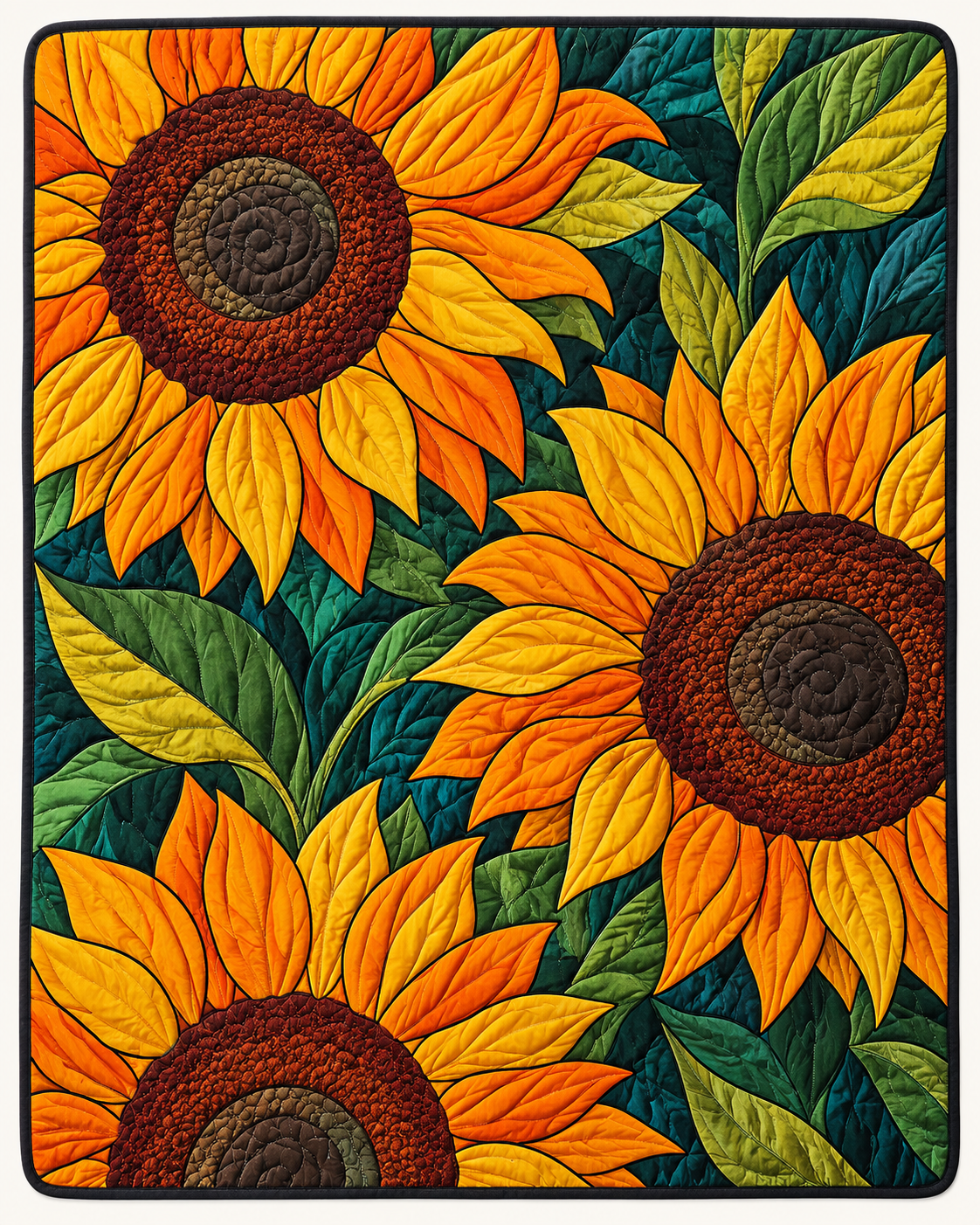 Sunflower Close-up TD101026494 Quilt Blanket
