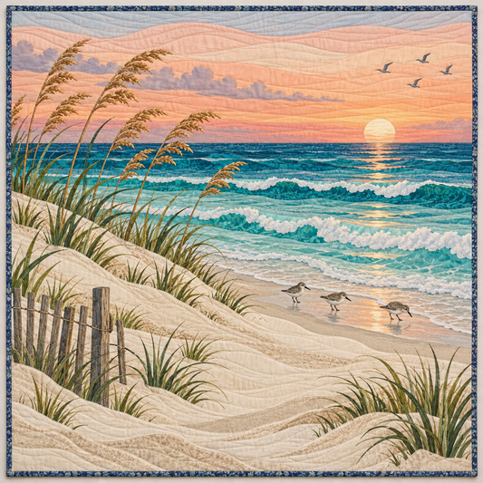 Alabama Gulf Shores Daybreak TD181026102 Quilt Blanket