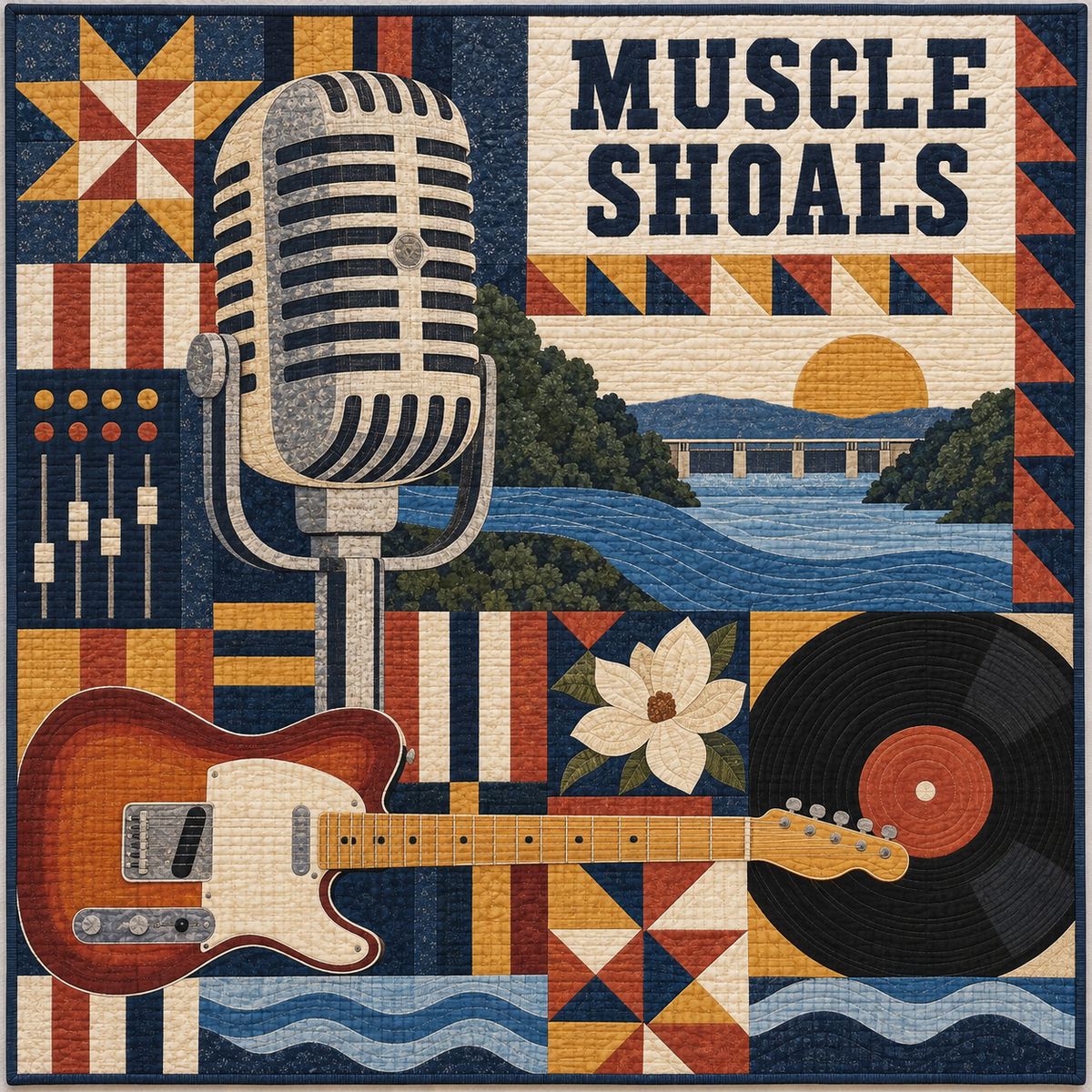 Alabama Muscle Shoals Soul TD181026103 Quilt Blanket