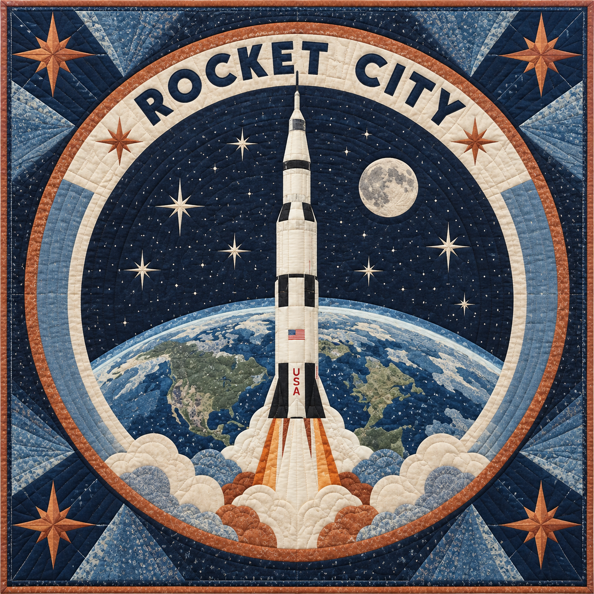 Alabama Rocket City Dreams TD181026104 Quilt Blanket