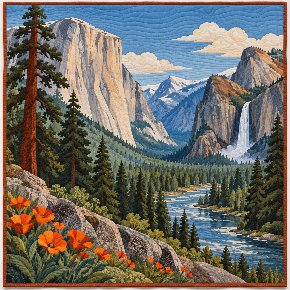 California Yosemite Light TD181026125 Quilt Blanket