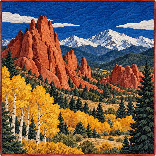 Colorado Red Rock Cathedral TD181026130 Quilt Blanket