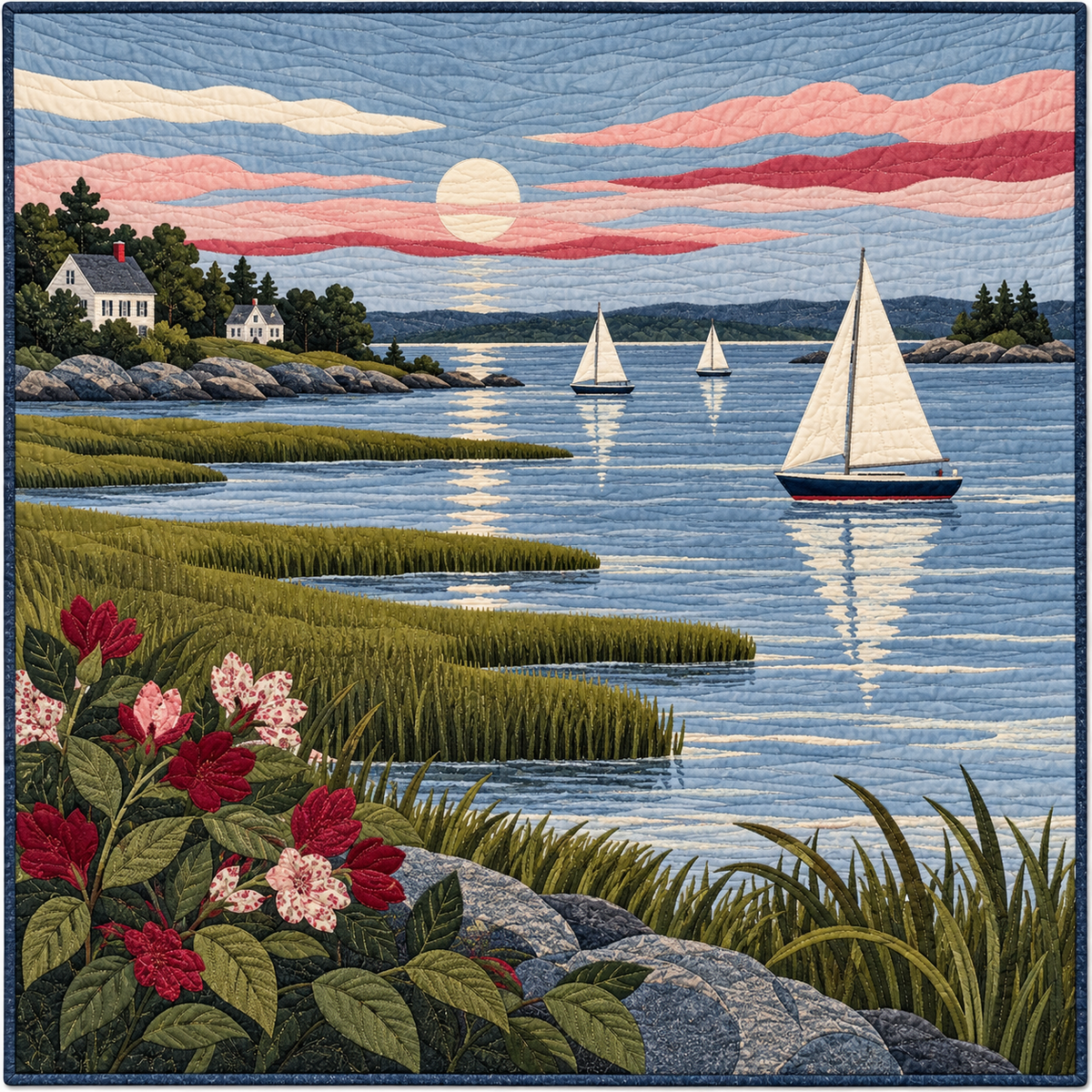 Connecticut Soundside Serenity TD181026135 Quilt Blanket