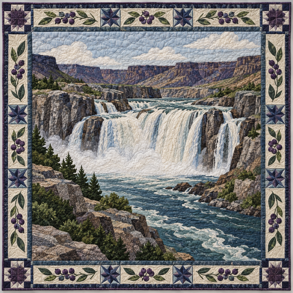 Idaho Shoshone Cascade TD181026160 Quilt Blanket