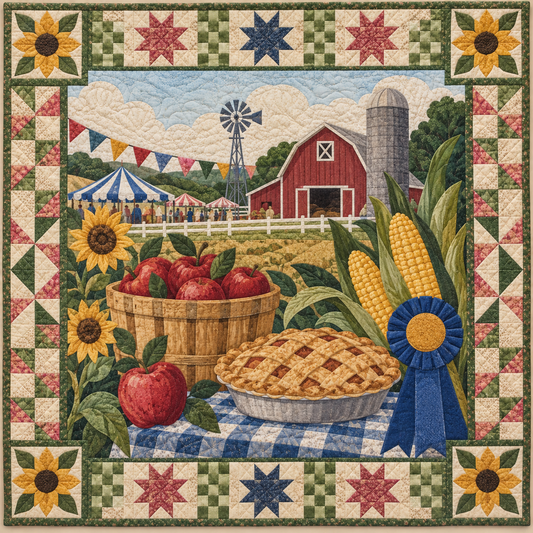 Iowa Harvest Fair TD181026172 Quilt Blanket