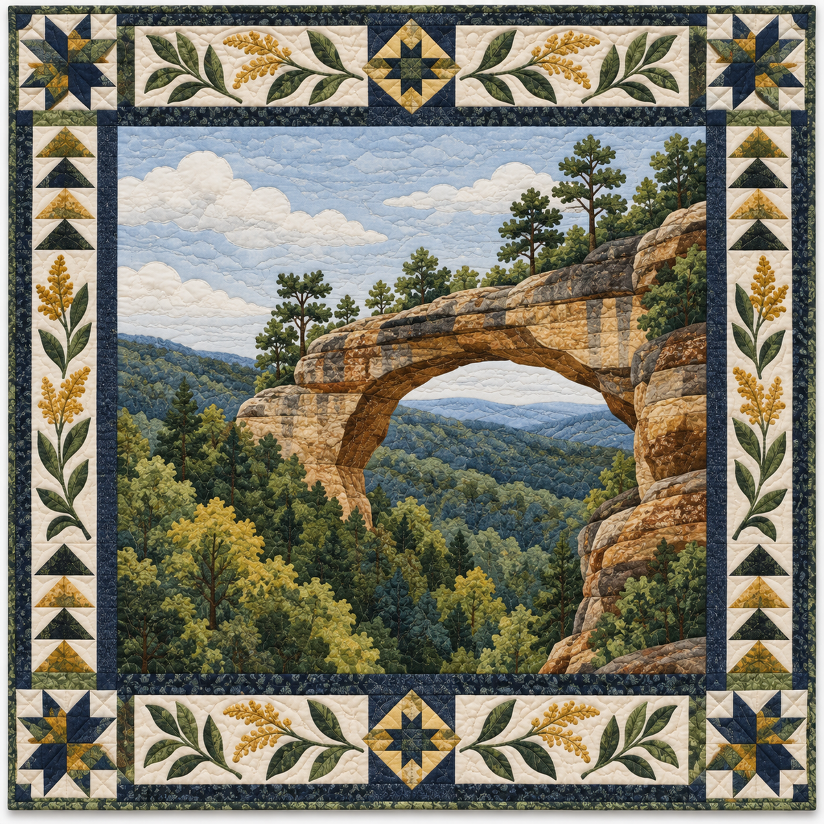 Kentucky Gorge And Arch TD181026184 Quilt Blanket