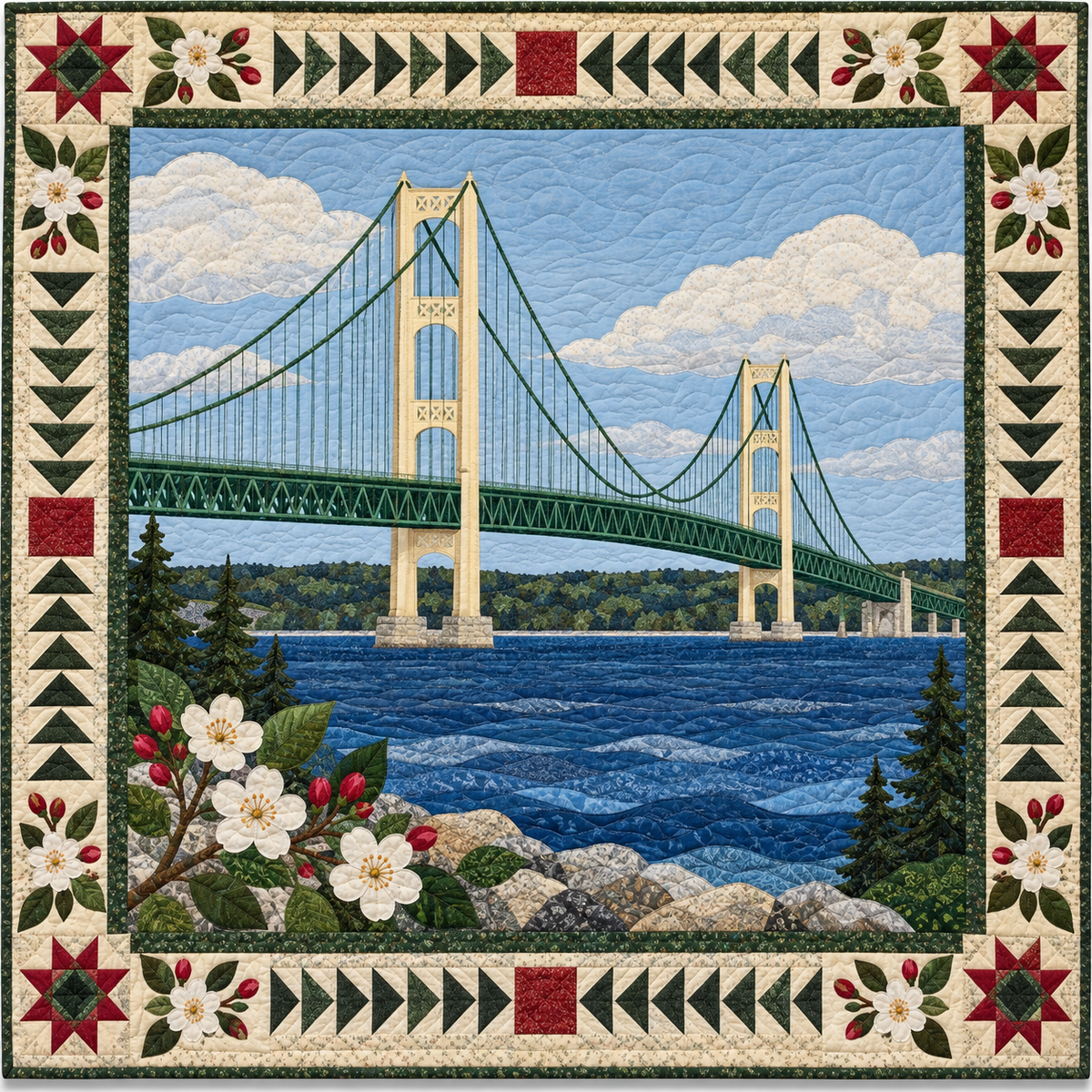 Michigan Mighty Mac TD181026208 Quilt Blanket
