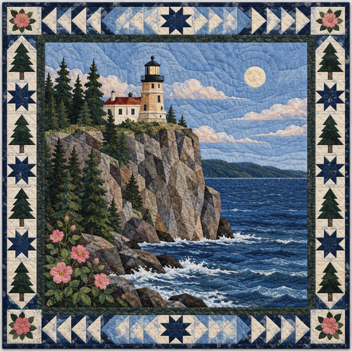 Minnesota Split Rock Light TD181026214 Quilt Blanket