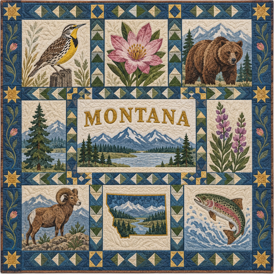 Montana Big Sky Treasures TD181026226 Quilt Blanket