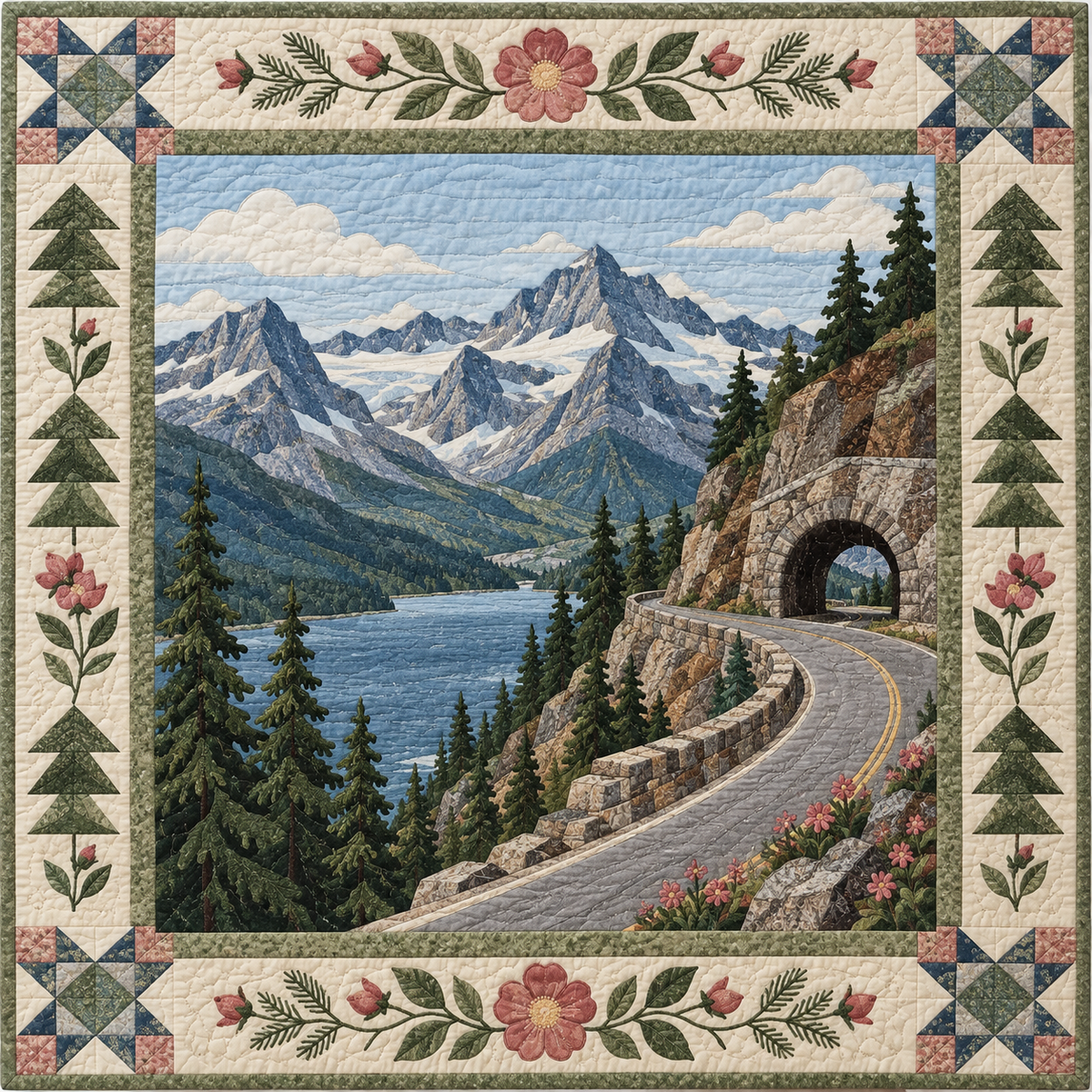 Montana Road To The Sun TD181026230 Quilt Blanket