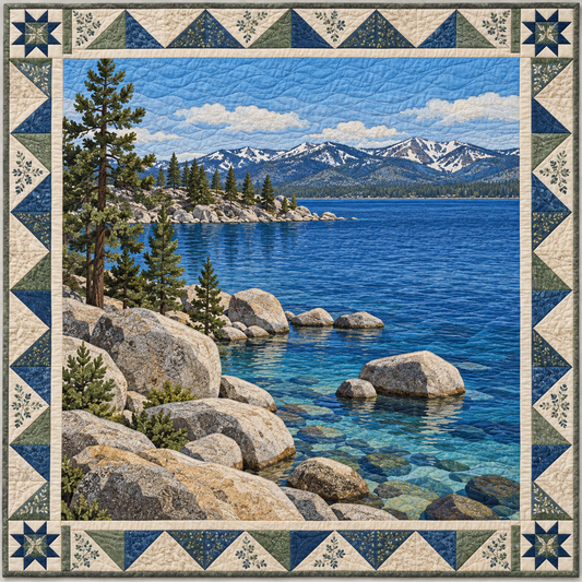 Nevada Tahoe Sapphire TD181026240 Quilt Blanket