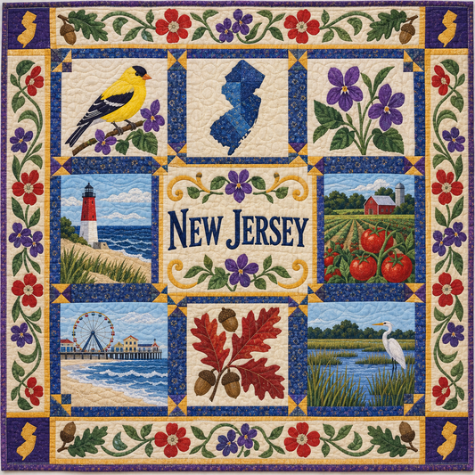 New Jersey Garden State Gathering TD181026247 Quilt Blanket