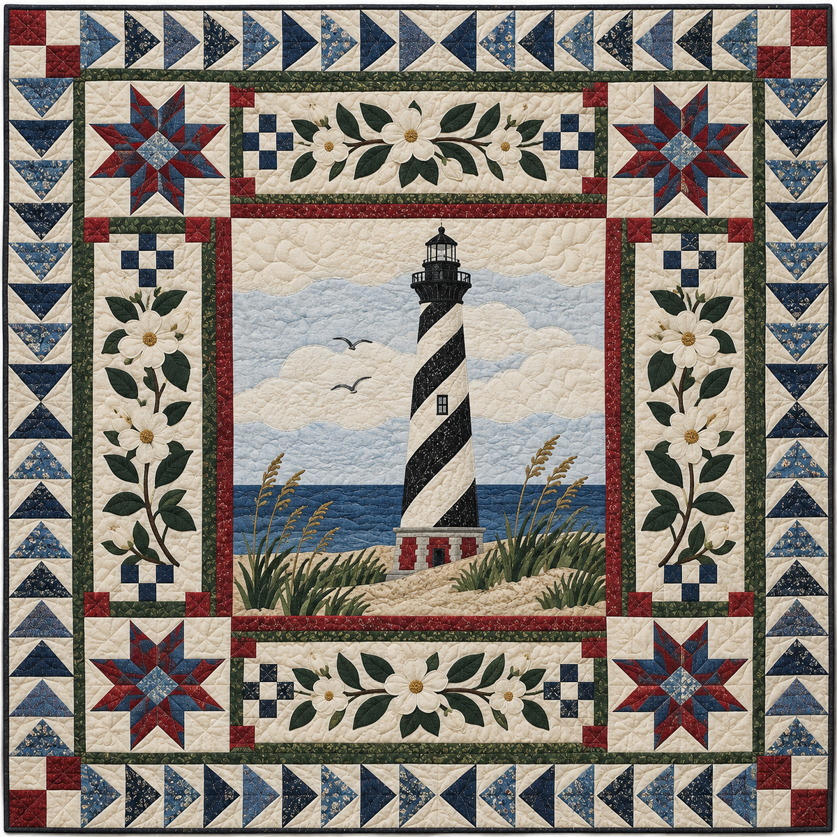 North Carolina Hatteras Spiral TD181026263 Quilt Blanket