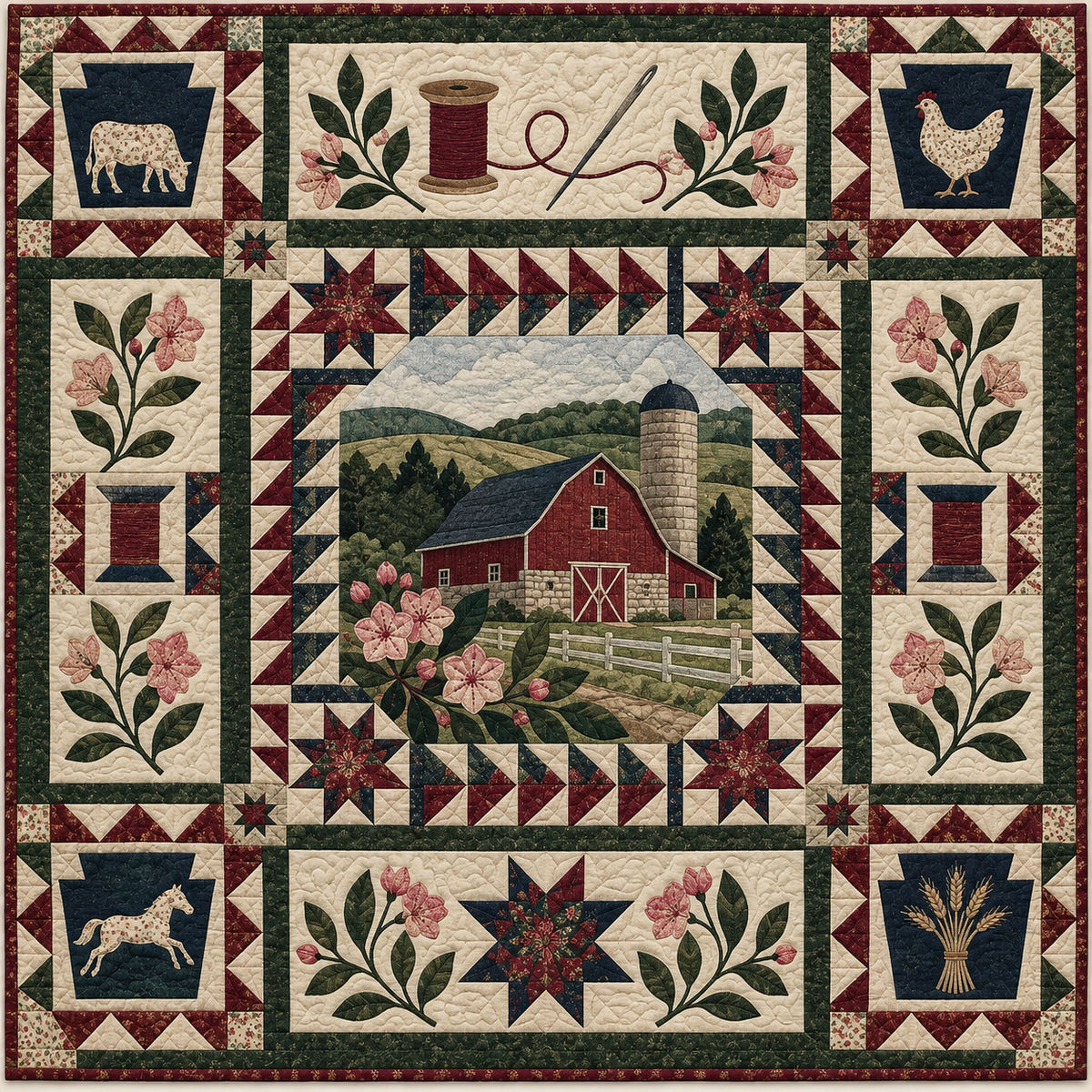 Pennsylvania Commonwealth Star TD181026287 Quilt Blanket