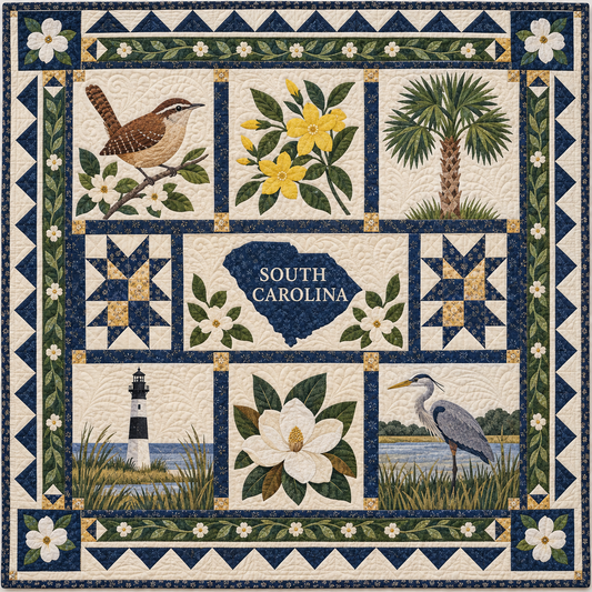 South Carolina Palmetto State Home TD181026297 Quilt Blanket