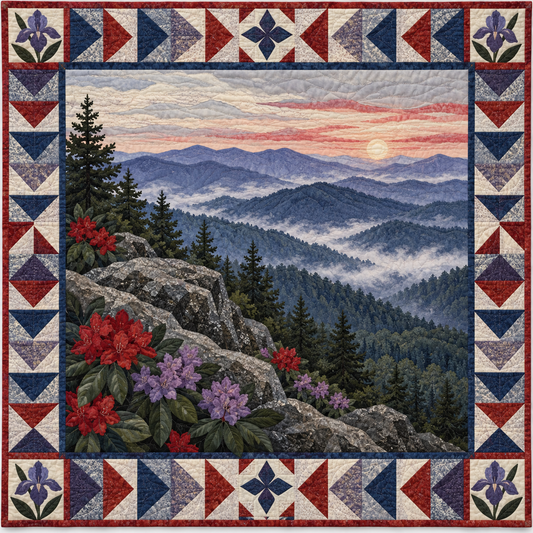 Tennessee Smoky Mountain Morning TD181026308 Quilt Blanket