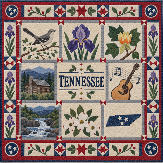 Tennessee Volunteer State Home TD181026310 Quilt Blanket