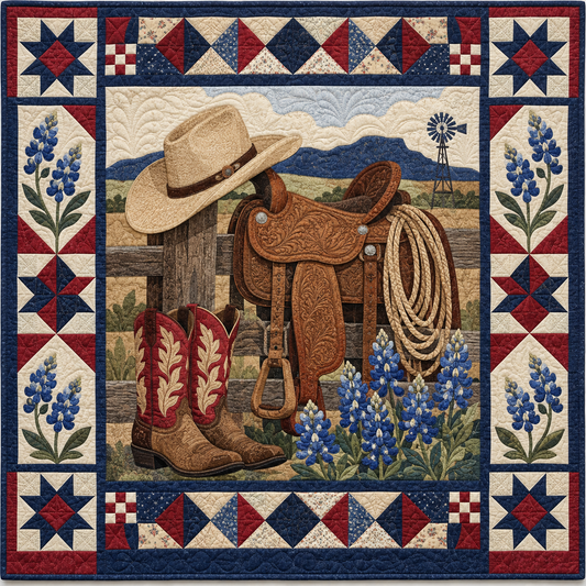 Texas Ranchland Stories TD181026315 Quilt Blanket