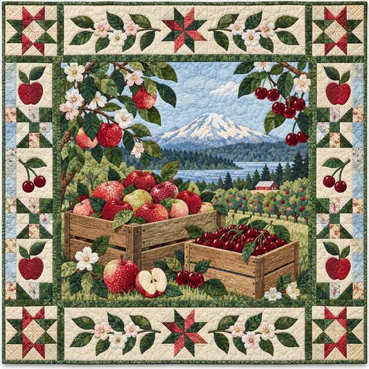 Washington Orchard Abundance TD181026333 Quilt Blanket