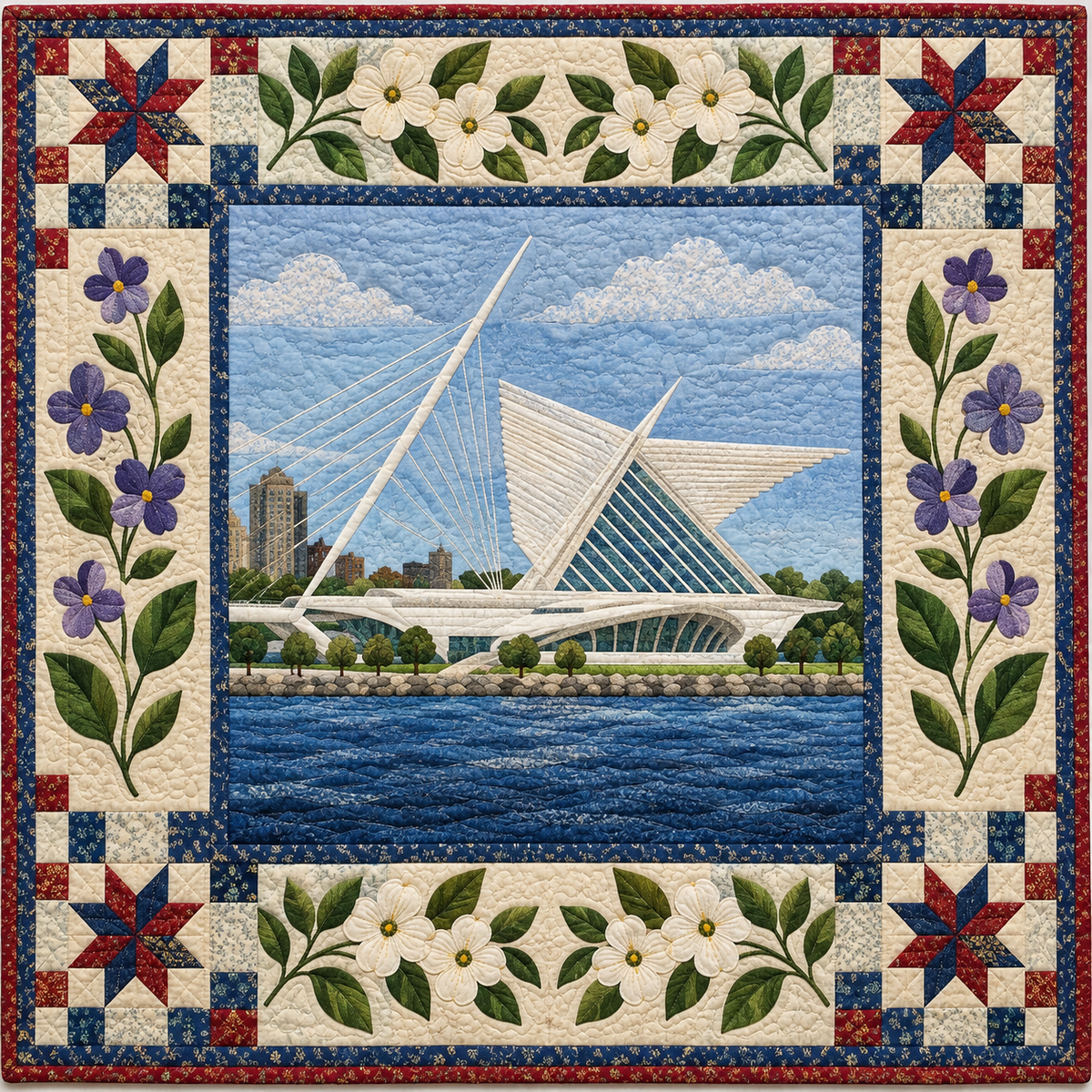 Wisconsin Wings On The Lake TD181026345 Quilt Blanket