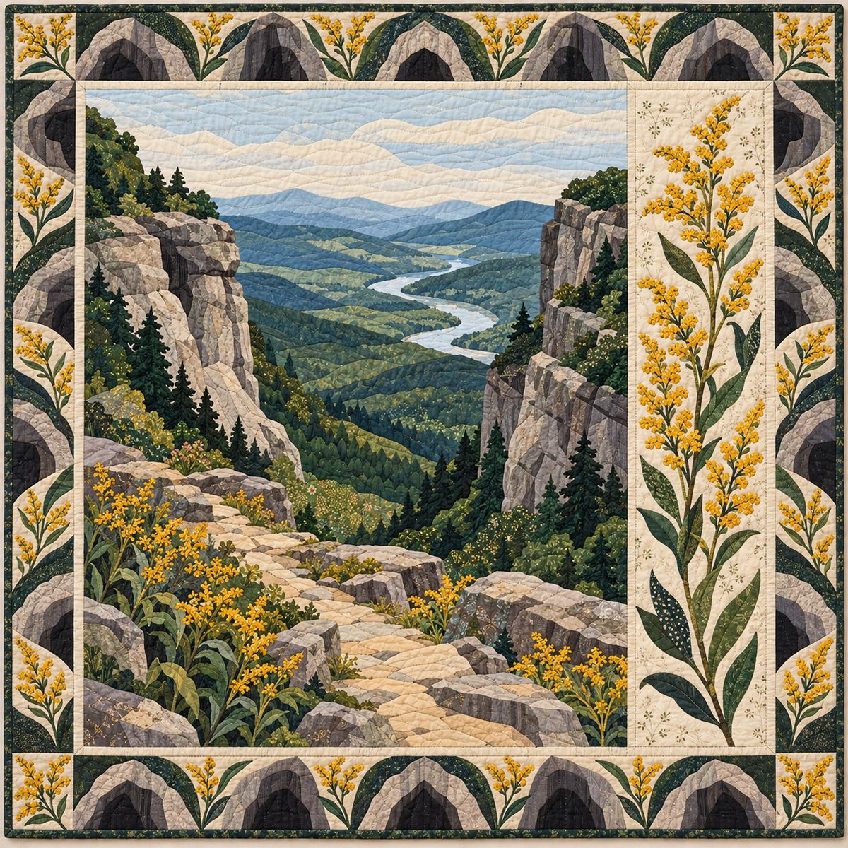Kentucky Cumberland Passage quilt blanket