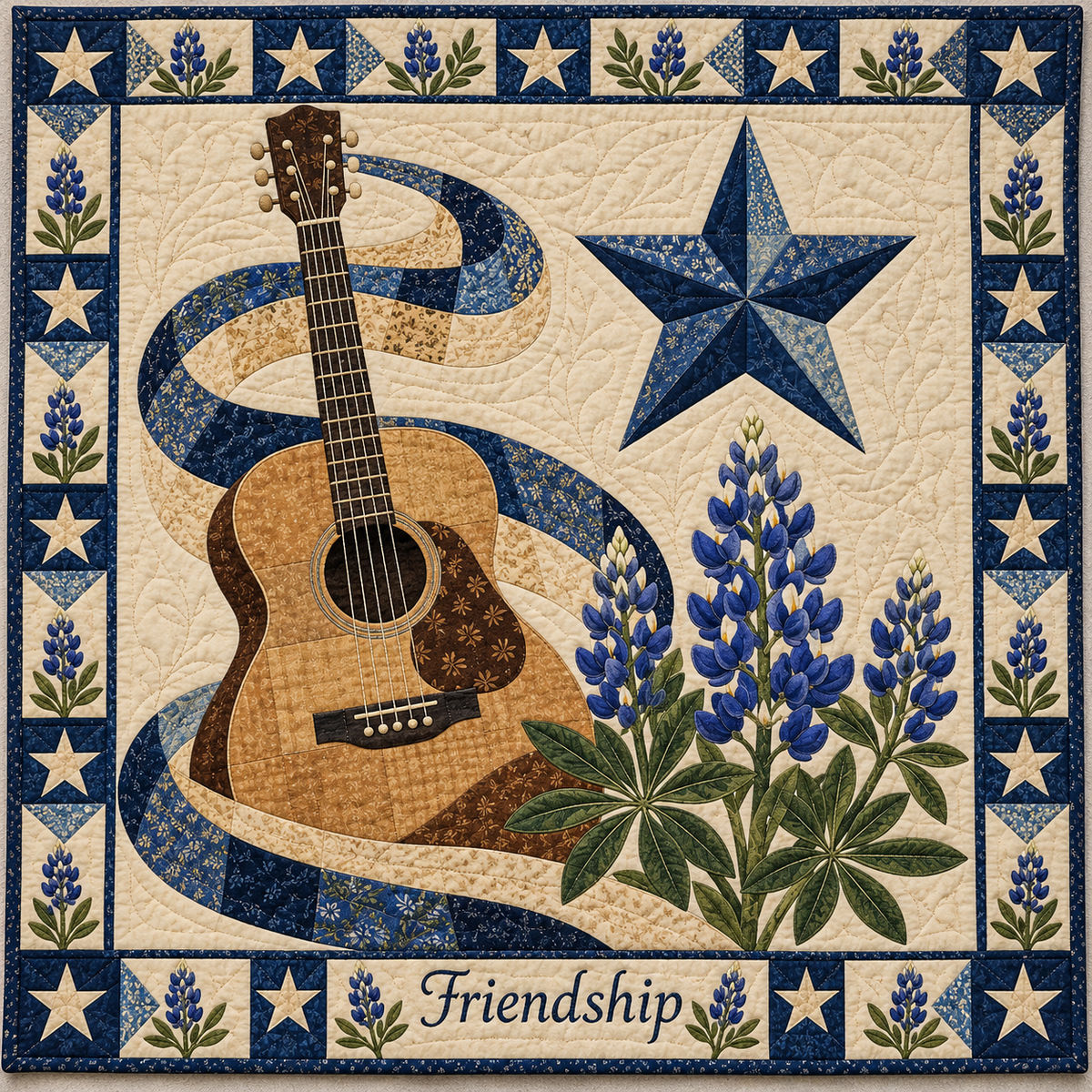 Texas Friendship Swing quilt blanket