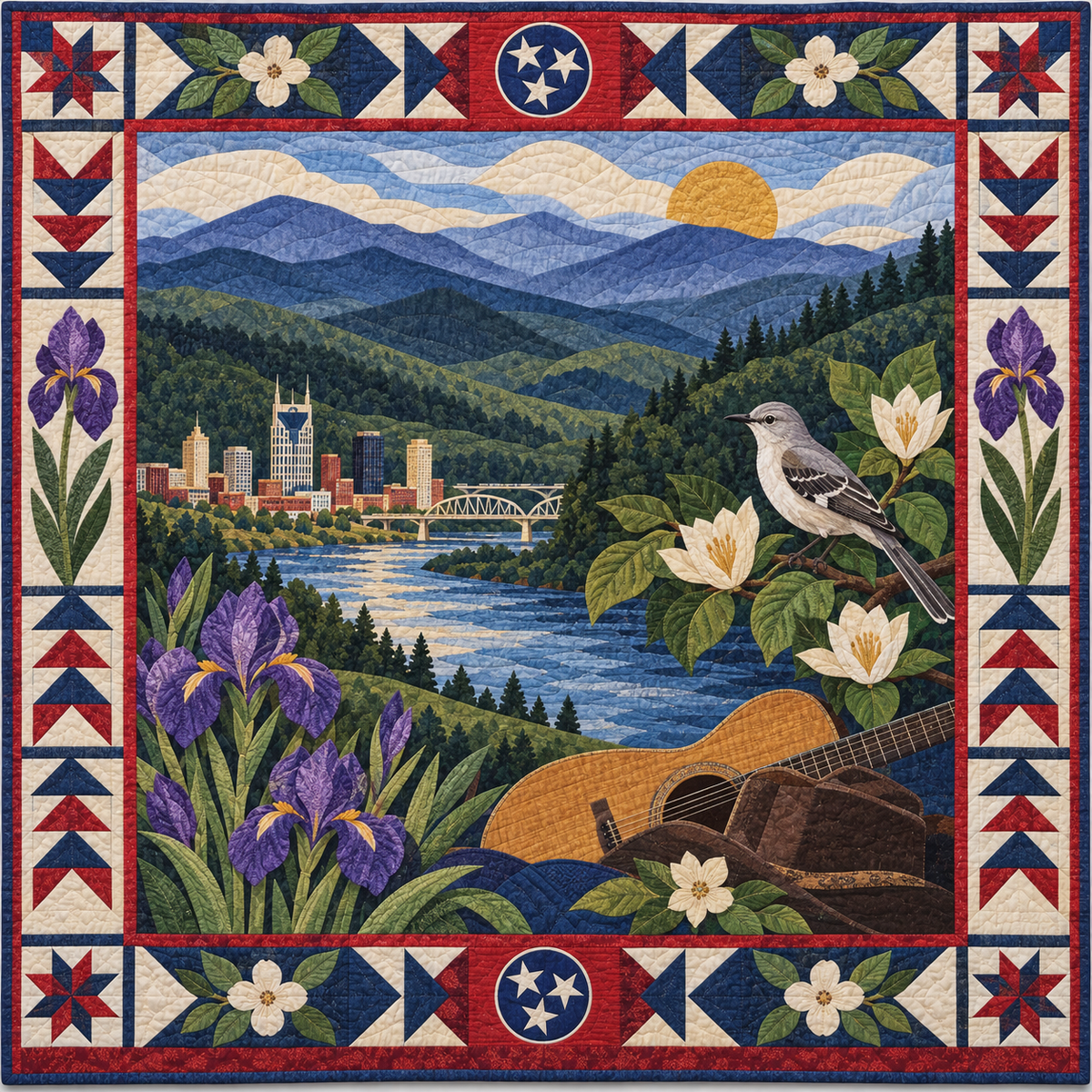 Tennessee Landscape Tapestry TD181026811 Quilt Blanket