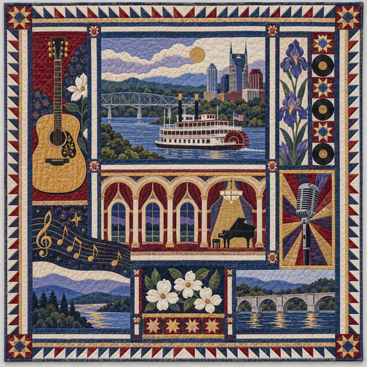 Tennessee Tennessee Sound Quilt TD1410261126 Quilt Blanket