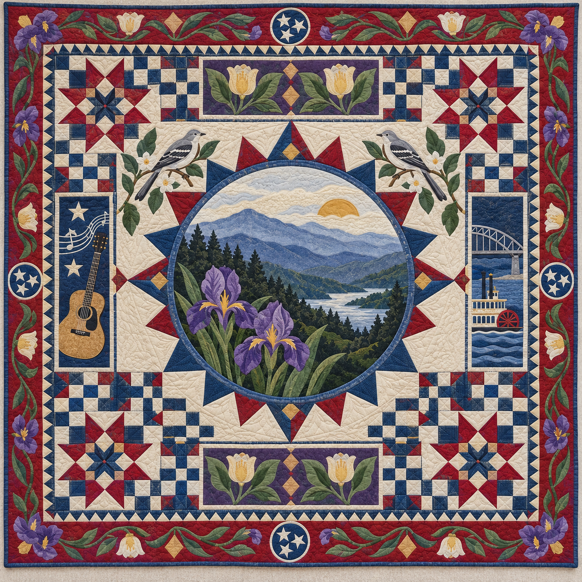 Tennessee Celebration In Cloth TD181026820 Quilt Blanket