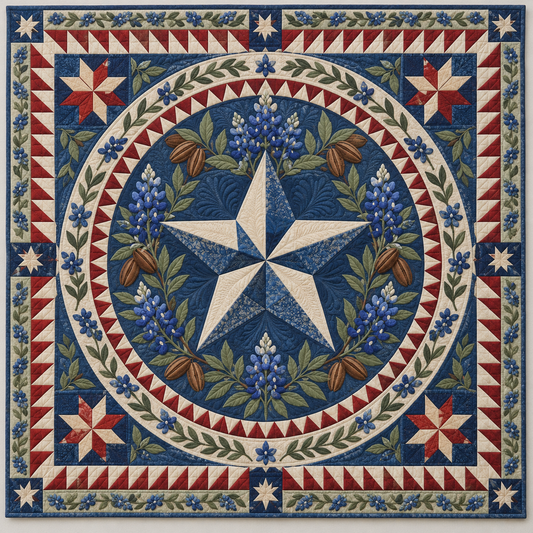 Texas Lone Star Friendship TD1410261128 Quilt Blanket