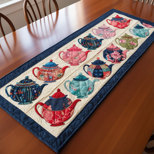 Teapot NTA041124671 Quilted Table Runner