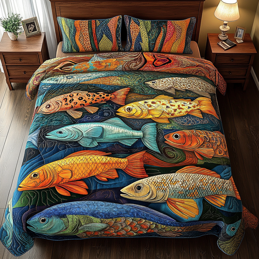 Troutfish TAI311024004 Quilt Bedding Set