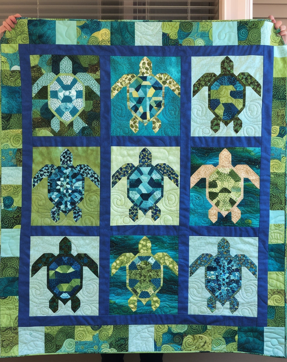 Turtle NTA281024200 Quilt Blanket