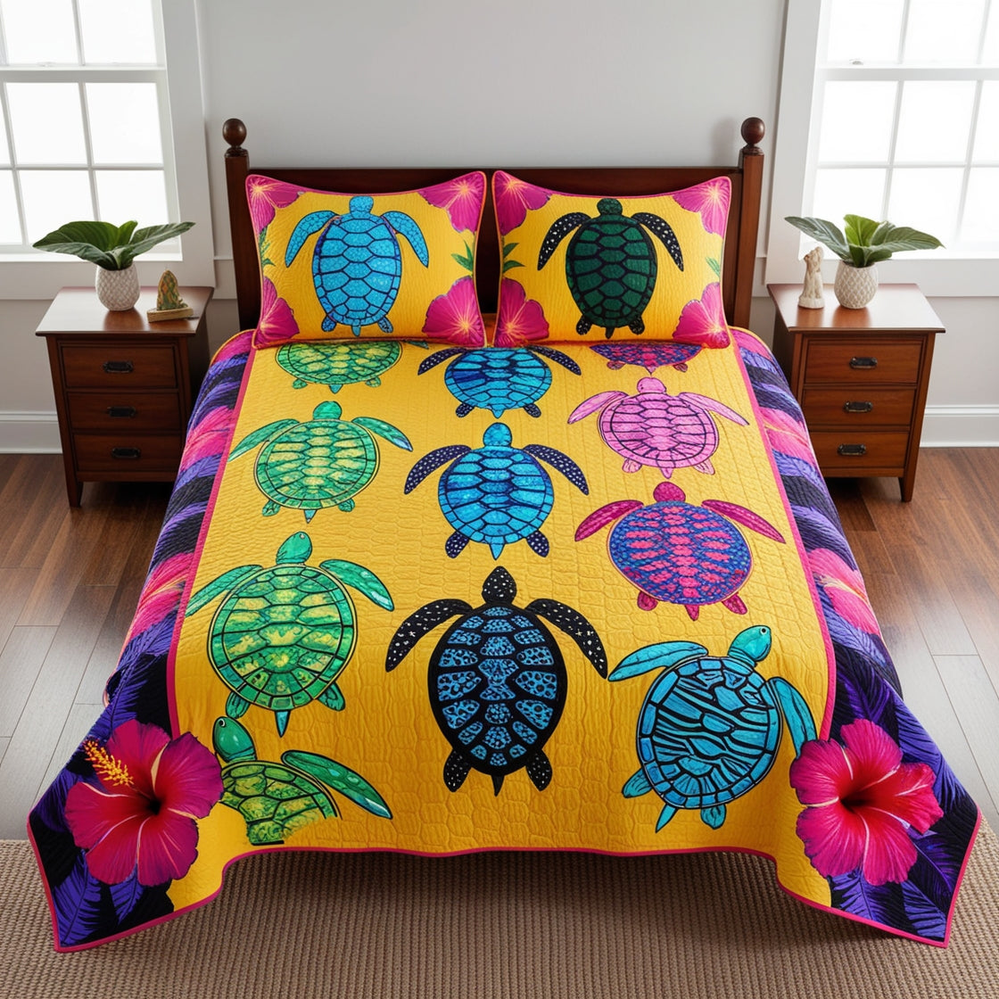 Turtle NTA311024171 Quilt Bedding Set