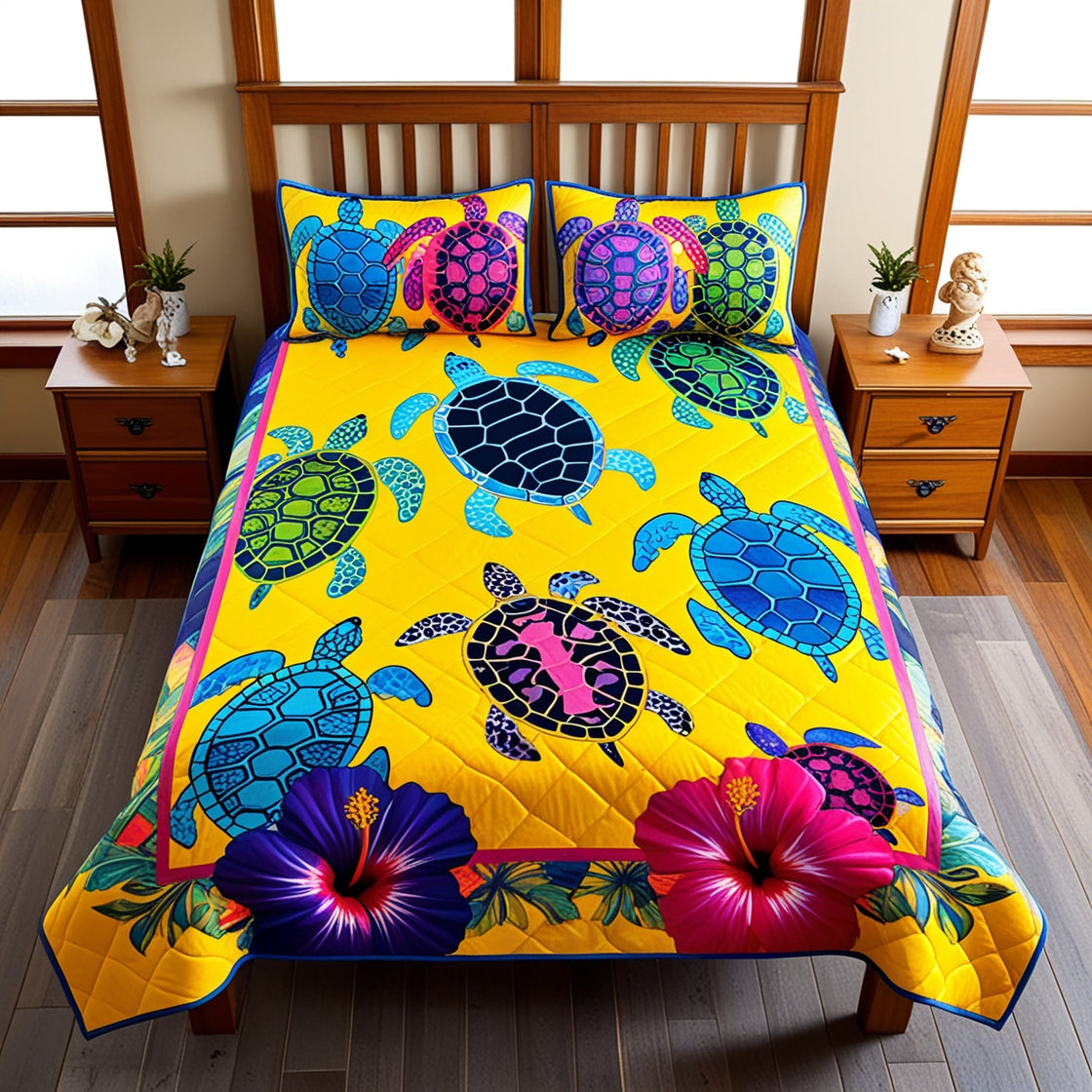 Turtle NTA311024172 Quilt Bedding Set