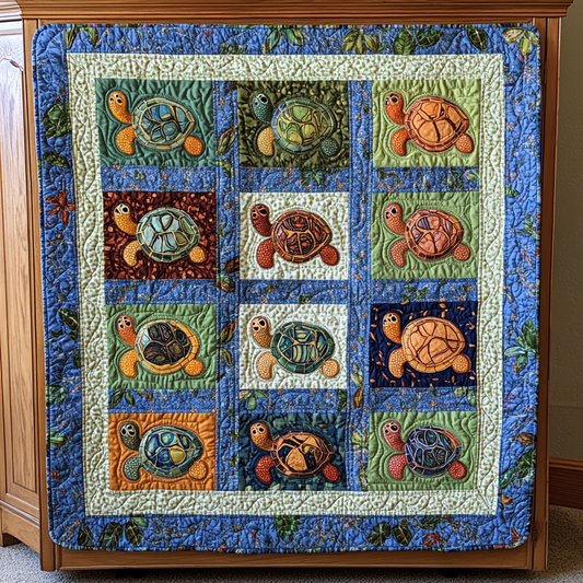 Turtle TAI041124098 Quilt Blanket