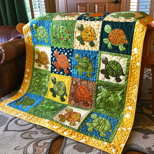 Turtle TAI041124099 Quilt Blanket