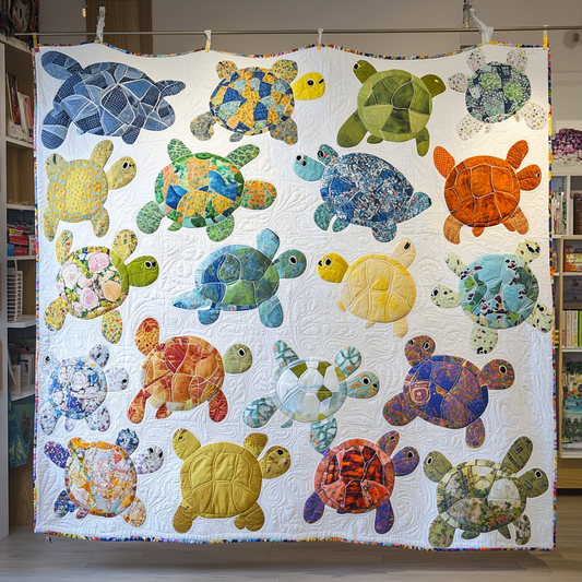 Turtle TAI041124119 Quilt Blanket