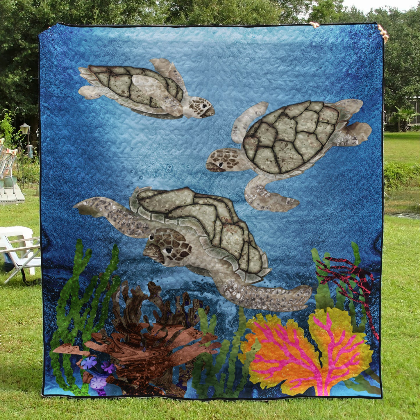 Turtle CLA260681 Art Quilt