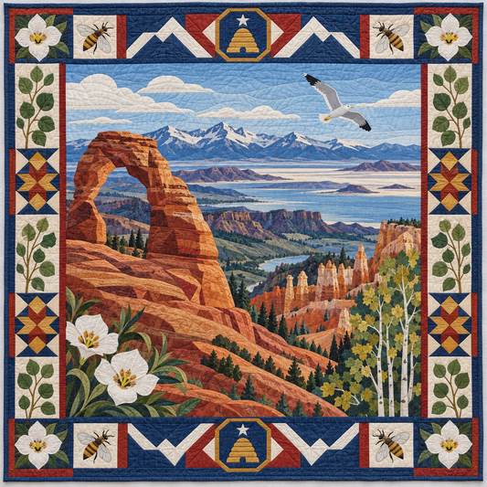 Utah Landscape Tapestry TD181026831 Quilt Blanket